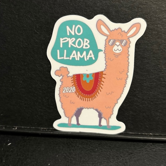 FUNNY LLAMA STICKER - Picture 1 of 1